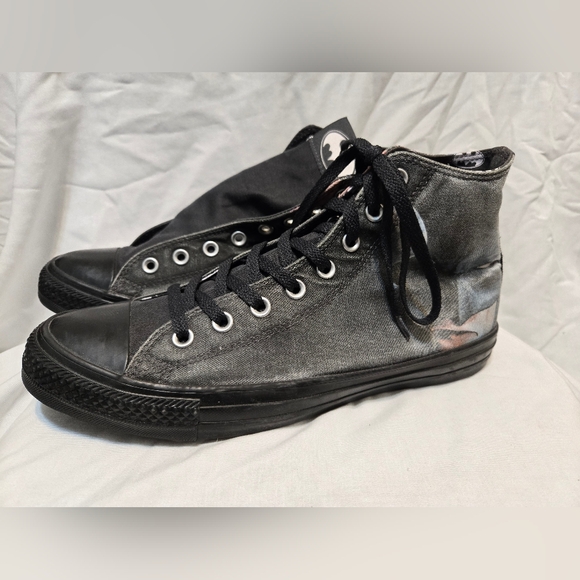DC Comics BATMAN Converse HI Top Sneakers Sz 10 Mens Sz 12 Womens - Picture 4 of 14